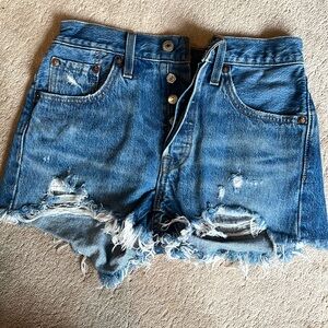 Levi denim shorts